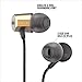 House of Marley Uplift 2: Wired Earphones with Microphone and Sustainable Materials (Brass)