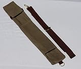 Campcraft Outdoors Axe and Saw Sling, Bushcraft Axe Carrier, Waxed Canvas