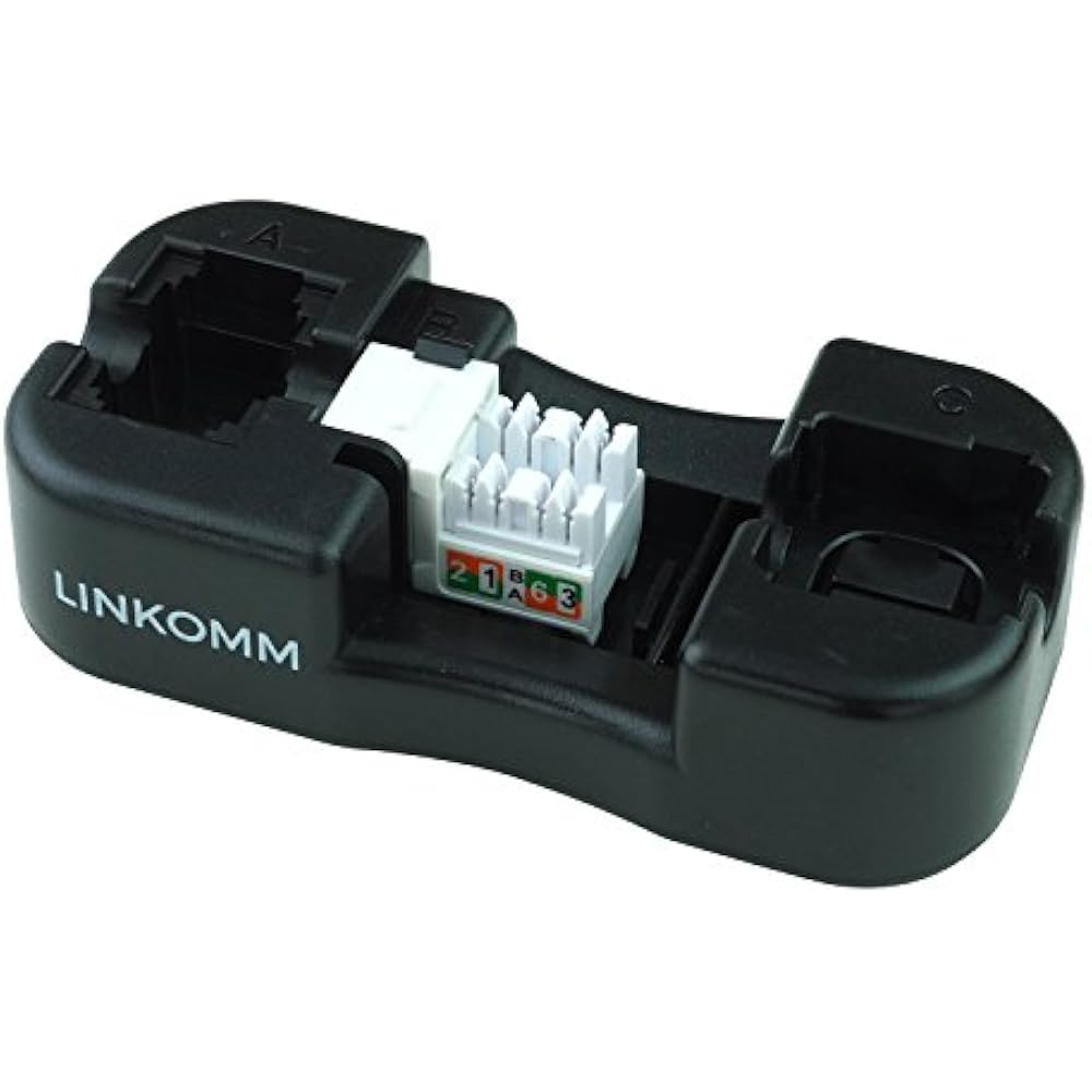 Keystone Jack Punch Down Termination Palm Holder Stand, Black eBay