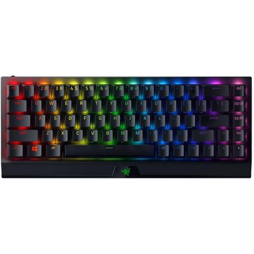 Razer BlackWidow V3 Mini HyperSpeed (Green Switch) - Kabellose 65% Mechanische Gaming Tastatur (Klickende Mechanische Switches, USB-C, Doubleshot ABS-