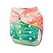 ALVABABY Pocket Cloth Diapers Reusable Washable Adjustable One Size One Pack with 2 Inserts YD89