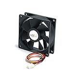 StarTech.com 80x25mm Ball Bearing Quiet Computer Case Fan w/ TX3 Connector - 3 pin case Fan - TX3 Fan - Computer case Fan (FAN8X25TX3L)