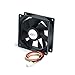 StarTech.com 80x25mm Ball Bearing Quiet Computer Case Fan w/ TX3 Connector - 3 pin case Fan - TX3 Fan - Computer case Fan (FAN8X25TX3L) primary