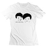 ZhaoHui Novelty Woman Dan And Phil Tshirts M White