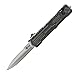 BTI Tools Schrade Viper 3 OTF Black Handle Bead Blast Blade Plain