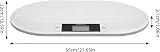 JUDEMII Baby Scale Digital LCD Display Tare Hold Max Weight 20kg view 2