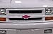 DownardWraps™ Soft Pink Gloss Emblem Wrap Vinyl Decals (overlays) You-Cut Chevy Bowtie Emblem Grill & Rear Covers from (2)- 11