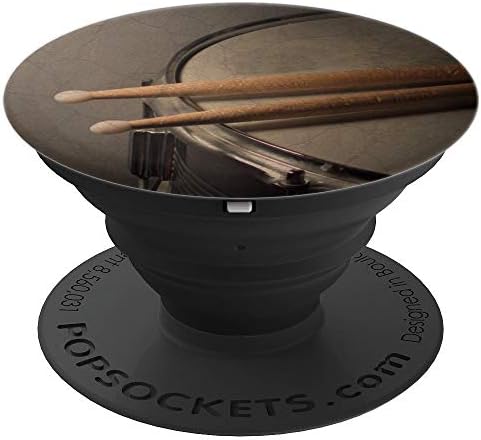 Snare Drum Drumsticks Digital Collage Art Music Lovers PopSockets PopGrip: Swappable Grip for Phones & Tablets