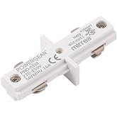 mirrea White H Type I Connector for Ceiling Track Lighting