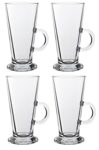 latte glasses with metal handles