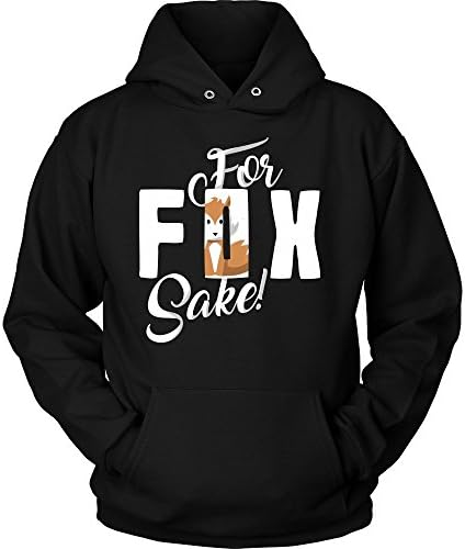 'For FOX Sake' Funny Pun Hoodie
