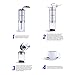 Wheroamoz Manual Coffee Grinder,Conical Burr Mill With Adjustable Setting, Portable Hand Crank Coffee Grinder For Travel, Brushed Stainless Steel, Best For Espresso, French Press, Cold & Turkish Brew