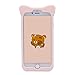 iPhone 7 Case, MC Fashion Super Cute 3D Pink Bear Rilakkuma Protective Silicone Case Cover Compatible for Apple iPhone 7 (2016) Release (Rilakkuma)