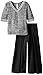 Beautees Girls' Sporty Top and Wide Leg Pants Set