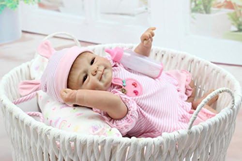 Prezzo MaiDe Reborn Bambola molle del bambino di simulazione del silicone vinile 18 pollici 45 Centimetri Magnetica Bocca Bella Realistica Sveglia Della Ragazza Del Ragazzo bambini Giocattolo Offerte
