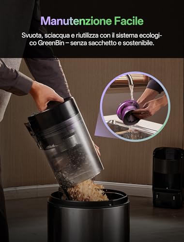 Vexilar W15 Robot Vacuum Cleaner with Mapping 15000PA, 3 Hours Autonomy, Automatic Emptying, Bagless, Robot Vacuum Cleaner Mapping with Station for Carpets/Floors