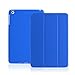 KHOMO iPad Mini 1 2 3 Case - Dual Series - Ultra Slim Twill Blue Cover with Auto Sleep Wake Feature for Apple iPad Mini 1st, 2nd and 3rd Generation