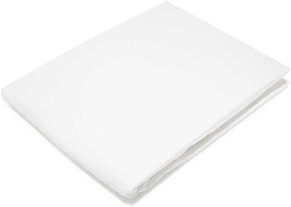 Draper London Fitted Sheet White Double 140 x 190 cm