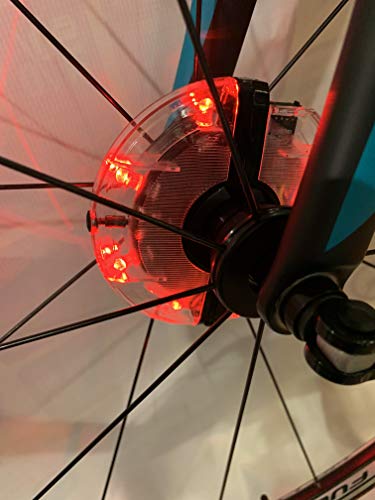 image for Revere Bicycles LED Multi-Color Bicycle HUB Spoke Light, Rechargeable,
