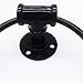Retro Industrial Pipe Hand Towel Holder Wall Mount Round Towel Rack Bathroom Décor