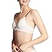 SANQIANG 2 Pack Big Girls' Wireless Cotton Bra Women Softi Bra Light Padded A/B Cup Skin/Pink