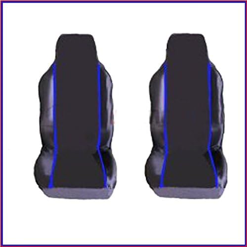 LEXUS LS 460 (2006 ON) PREMIUM FABRIC SEAT COVERS Blue PIPING 1+1