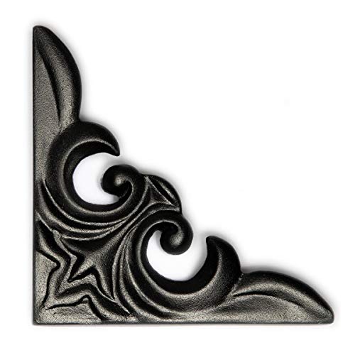 Decorative Rug Corners (4Pc. Set) Stylish, Weighted Metal