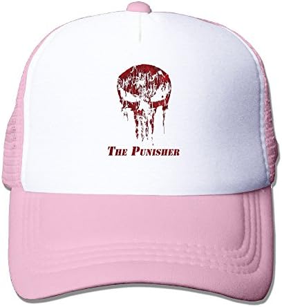 The Punisher Bloody Skull Logo Marvel Outdoor Sports Baseball Trucker Mesh Hat