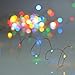 YIHONG 2 Set String Lights 8 Modes Fairy Lights 50 LED 16.4FT Fairy String Lights Battery Operated Firefly Light with Remote for Garden Halloween Thanksgiving Christmas New Year Decoration(Multicolor)