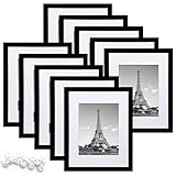 upsimples 8x10 Picture Frame Set of 10, Display