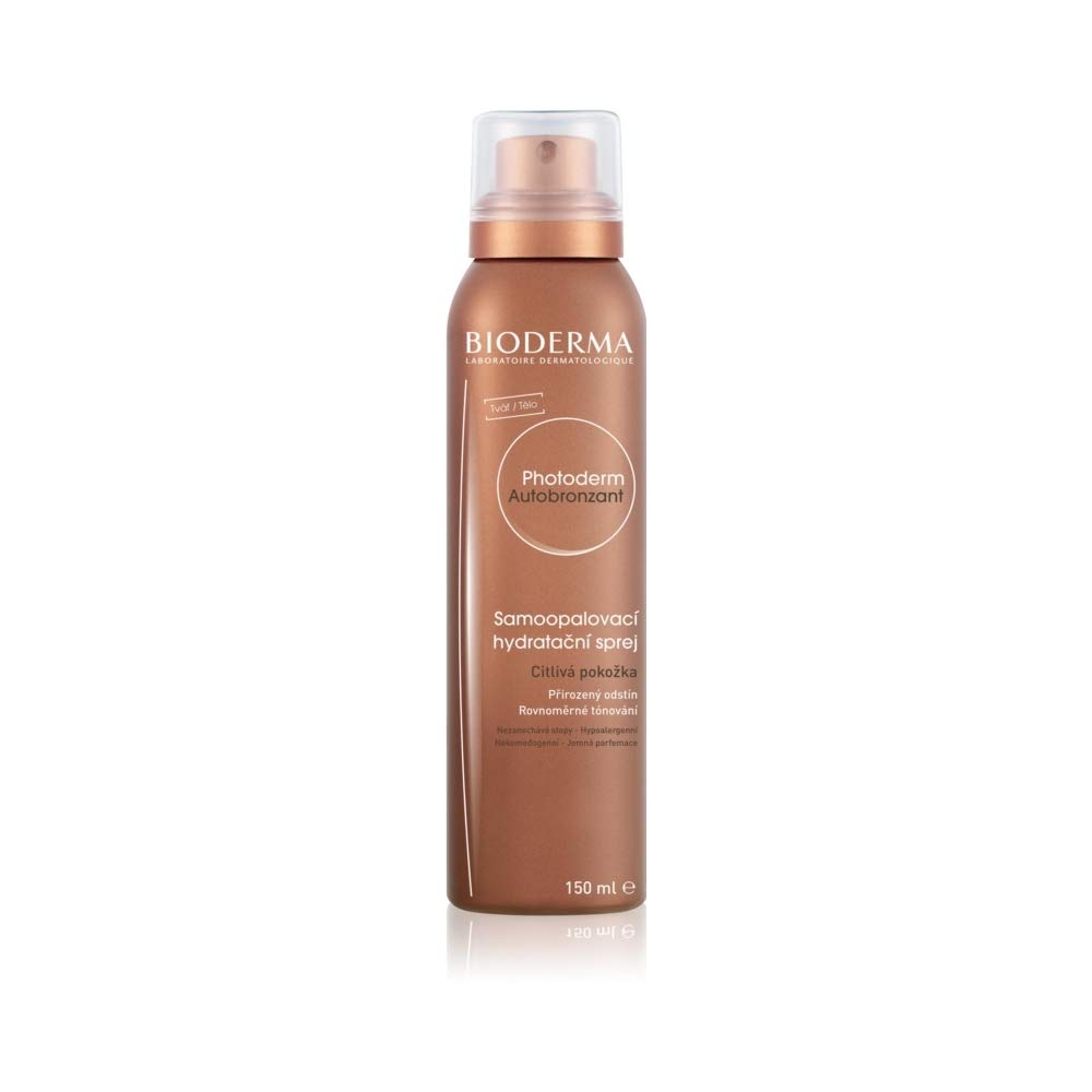 Bioderma - Photoderm - Self Tanner Spray - Hydrates and Prolongs the Tan - for Sensitive Skin - 11.67 fl.oz.