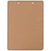 Letter Size Clipboard (6 pack) with Low Profile Clip and Rounded Corners, Fiberboard MDF Hardboard Great for Schools, Office or Silent Auctions by Atlantic Trading Company