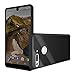 Essential Phone PH-1 Case, TUDIA [Ceramic Feel] Lightweight [GLOST] TPU Bumper Shock Absorption Cover Featuring [Tempered Glass Back Panel] for Essential Phone PH-1 (Black)