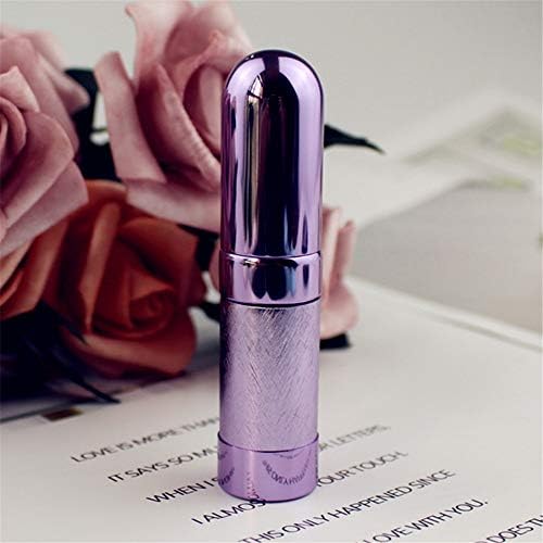 Top Quality 6ML Refillable Glass Perfume Bottle Empty Metal Fragrance Bottle Aluminum Perfume Atomizer Travel Size (Color : Purple, Size : 6ml)