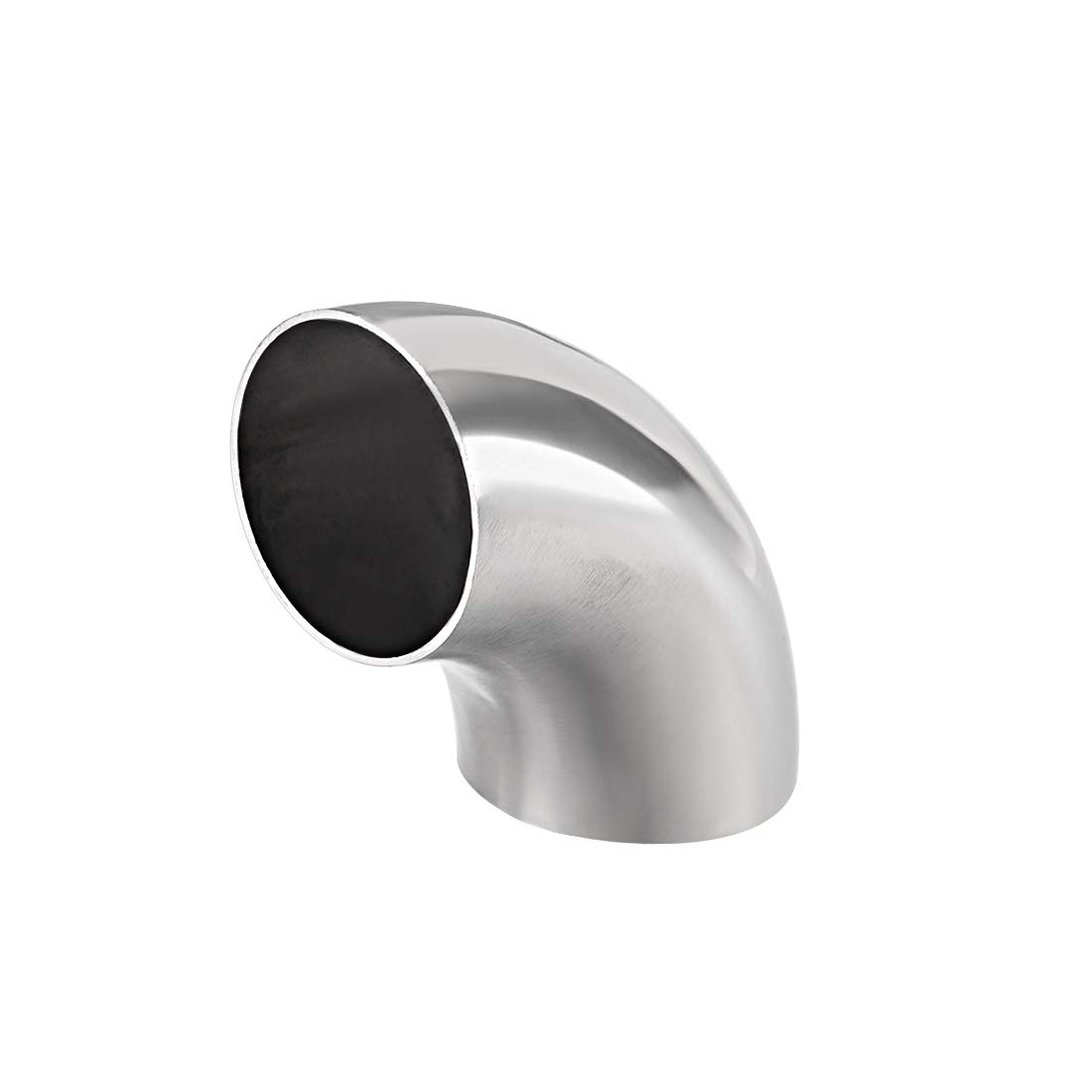 sourcing map Stainless Steel 304 Pipe Fitting Long Radius 90 Degree Elbow Butt-Weld 1-1/2-inch OD 0.85mm Thick Pipe Size