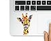 Decal & Sticker Pros Giraffe Colorful Decal Compatible with All Apple MacBook Pro, Retina, and Air Models