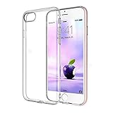 LZHCH iPhone 7 Case Shock-Absorption Bumper Cover Anti-Scratch Crystal Clear Back (HD Clear) Compatible with iPhone 7/8