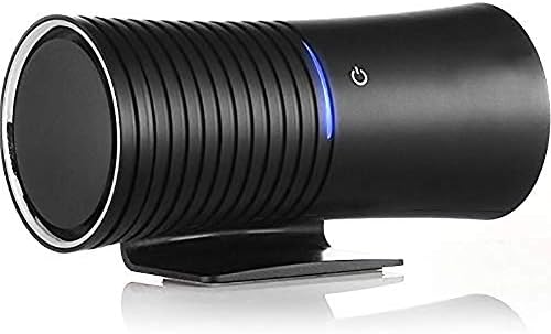 Car Air Purifier Oxygen Bar Car Negative Ion Four-Layer Filter Car Air Purifier Smart Touch(Black)