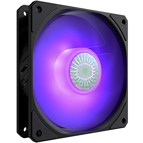 Cooler Master SickleFlow 120 V2 RGB - RGB Motherboard Compatible, Translucent Air Balance Blades, 62 CFM, 2.5 mmH2O, 8 to 27 dBA - RGB