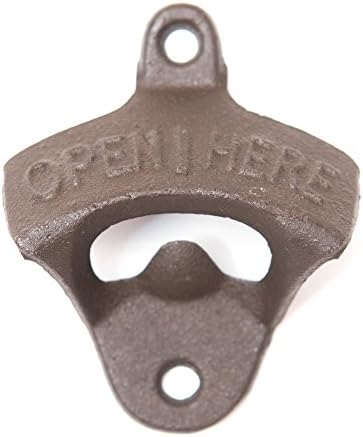 Vintage Western Cast Iron Open Here Beer Bottle Opener