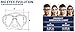 Cressi Adult Patented Inclined Inverted Teardrops Lens Mask for Scuba, Snorkeling, Freediving | Big Eyes Evolution: made in Italy