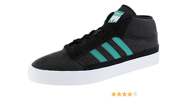 Amazon.com: adidas rayado Mid Hombres Ronda Toe lona Gris Zapatillas,  negro, 8.5 D(M) US : Ropa, Zapatos y Joyería