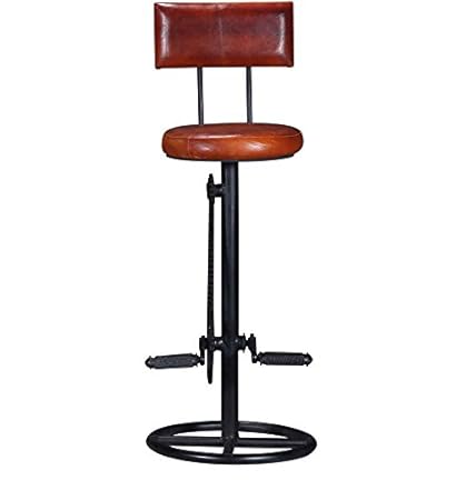 Villageliving Royal Bar Iron Stool in Dual Tone