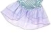 HenzWorld Little Mermaid Ariel Costumes Dresses Girls Halloween Cosplay Birthday Party Outfits with Necklace Accessories Ruffle 3-4 Years