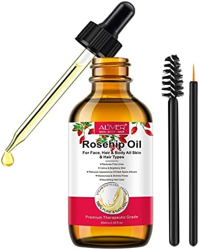 DR. ADORABLE 8 Oz Organic Cold Pressed Rosehip Seed Oil – 100% Pure Unrefined Multi-Purpose