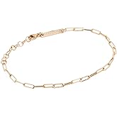 Zoe Chicco Women's 14k Small Paperclip Chain Bracelet, Yellow Gold, One Size