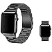 Watch Band , ANGGO Stainless Steel iwatch Strap Replacement Wristwatch Bracelet for Apple Watch Series 3 Series 2 Series 1 All Version (42mm / Black)