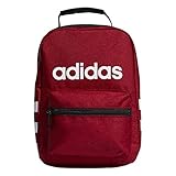 adidas Unisex Santiago Insulated Lunch Bag, Active Maroon/Black/White, ONE SIZE