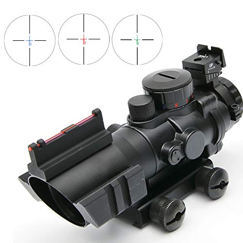 Rifle Scope for 4X Hunting Tactical Optics Shoot Gun Sights and Low Light Situation Night Vision