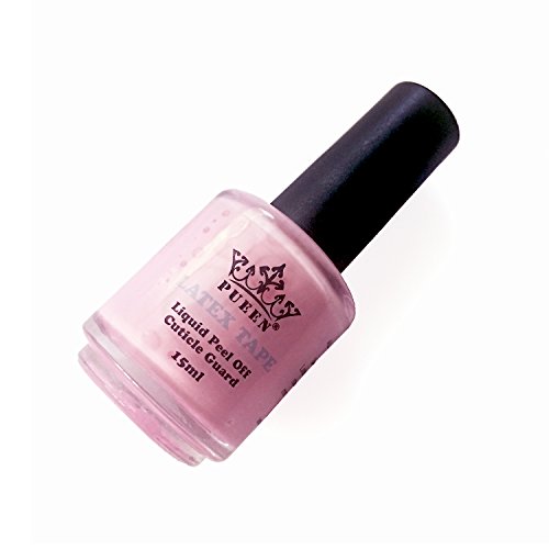 PUEEN Latex Tape Peel Off Cuticle Guard Skin Barrier Protector Nail Art Liquid Tape 15ml Pink BH000584 Beauty & Personal Care, Foot, Hand & Nail Care, Nail Art & Polish, Nail Art Accessories, Nail Art Equipment